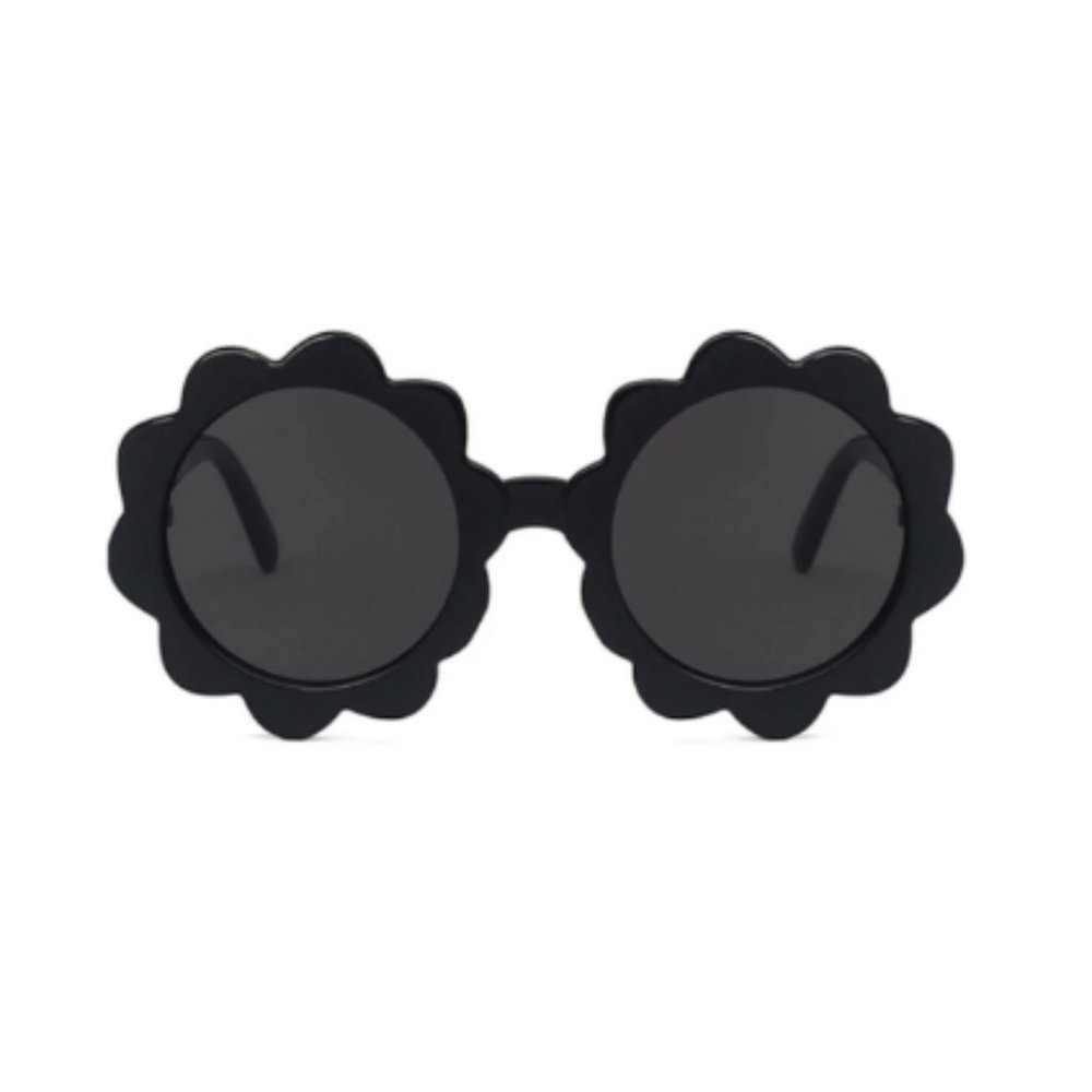 Black Flower Sunglasses - Toddler